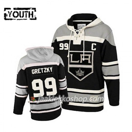 Lapsille NHL Los Angeles Kings Wayne Gretzky 99 Musta Sawyer Hooded Sweatshirt